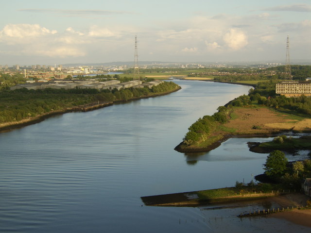 The River Clyde as seen from Erskine Bridge